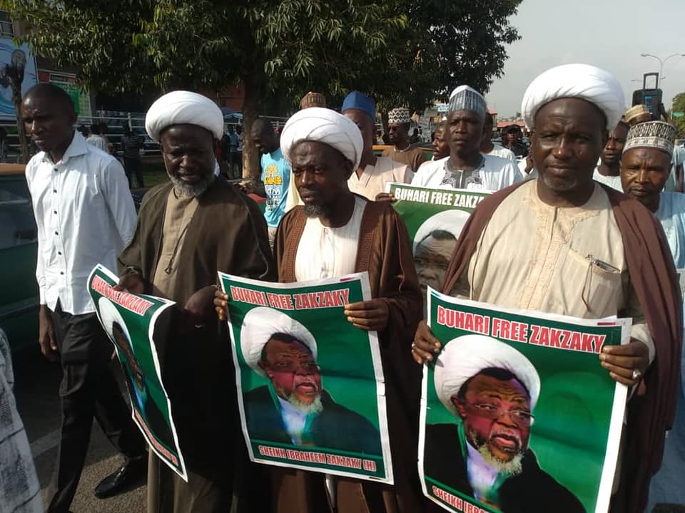  free zakzaky protest in abuja on wed the  8th of april 2019